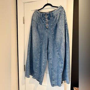 We The Free Light Blue Flare Jeans